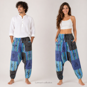 Patch cotton  unisex yoga trouser from Nepal .