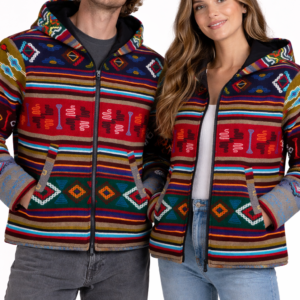 woolen fleece lined hand made jacket unisex